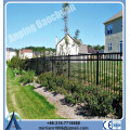 Factory price plastic spray black metal fencing with high quality